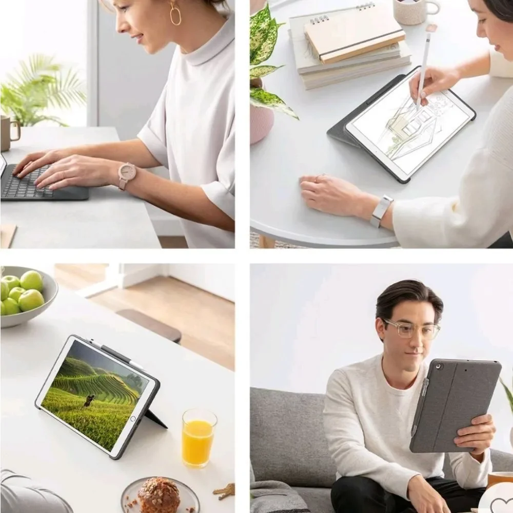 Logitech Combo Touch Detachable Keyboard Case w/Trackpad & Smaet Connector Techn
